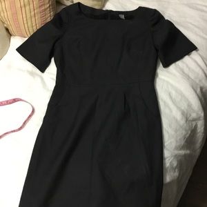 J Crew Classic Dark Gray Wool Dress